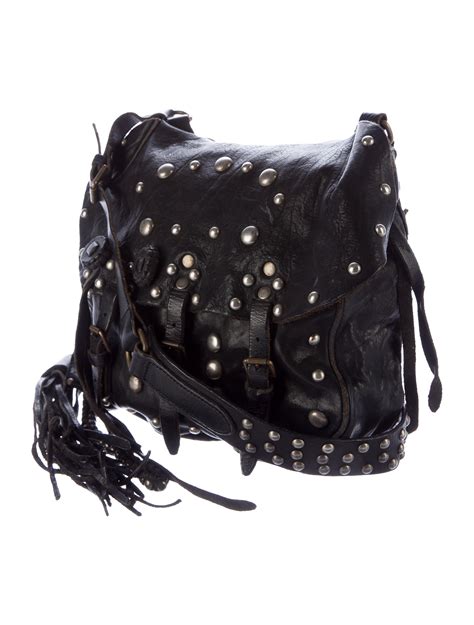 studded leather crossbody bags